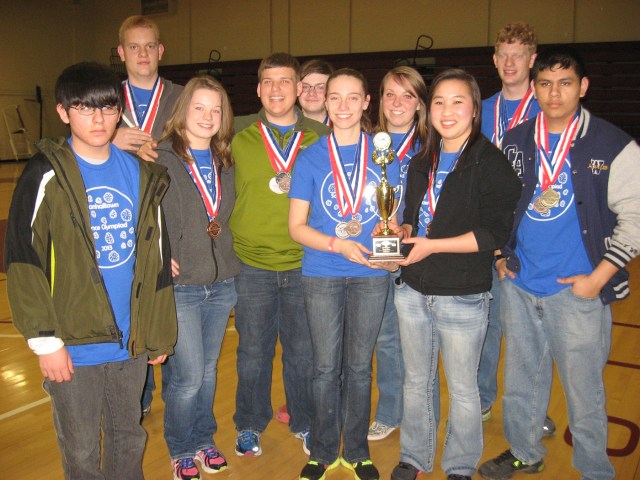 Team Members (L to R): Joey Escobedo, James Talbert, Kaelee Matney, Adam Willman, Chandler Schmidt, Analisa Iole, Nicole Lacina, Therese Kuhlman, Daniel Talbert, David Montealegre