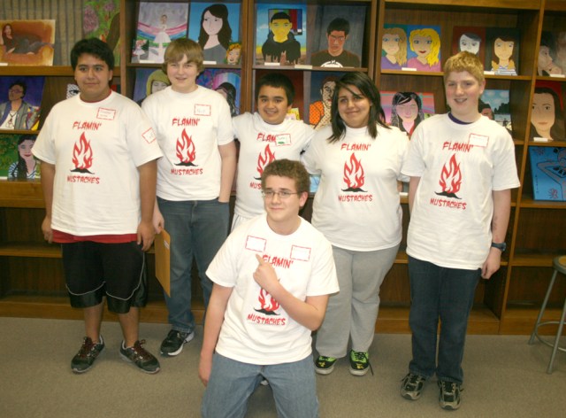 Front: Tim Potter. Back (L to R): Jon Ortega, Nick Lanes, James Drummer, Dayanna Carrera, Matthew Dickey.