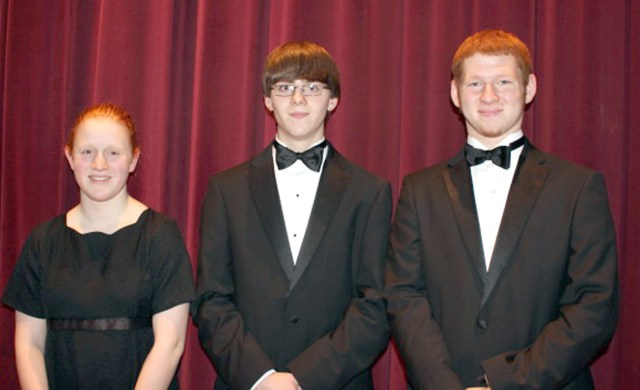 Mikayla Wymore, Collin Krukow and Brett Wax auditioned for and were accepted into the SCIBA Honor Band.