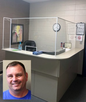 Employee plexiglass web